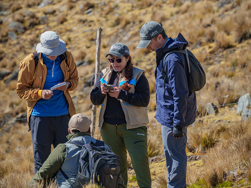 Uso de GPS en campo